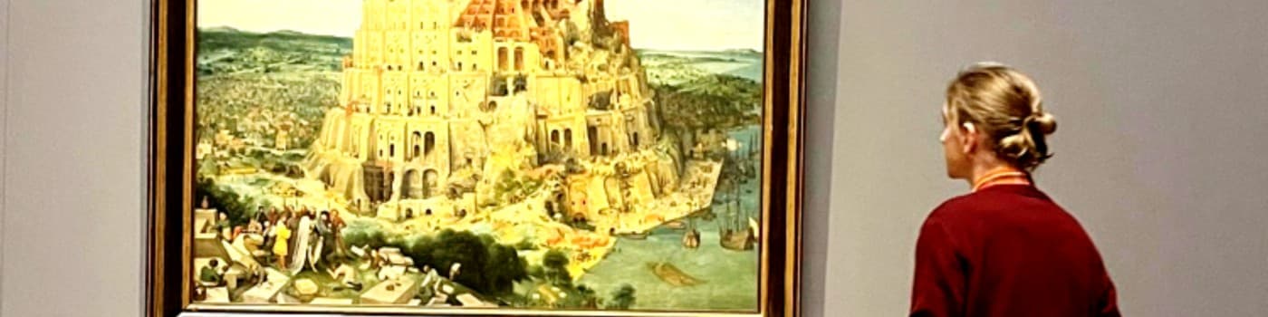 Painting with viewer